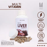 Beef Liver - 120 Capsules | Beef Liver Supplement
